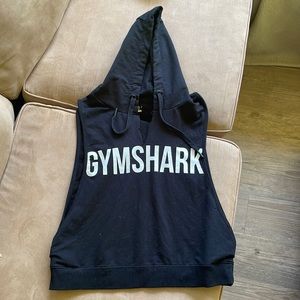 Cropped sleeveless Gymshark Hoodie